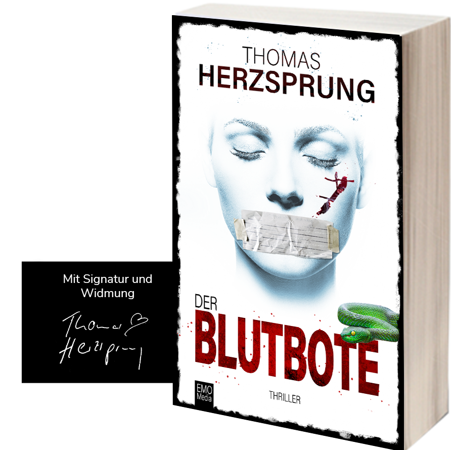 Der Blutbote - Signiertes Taschenbuch