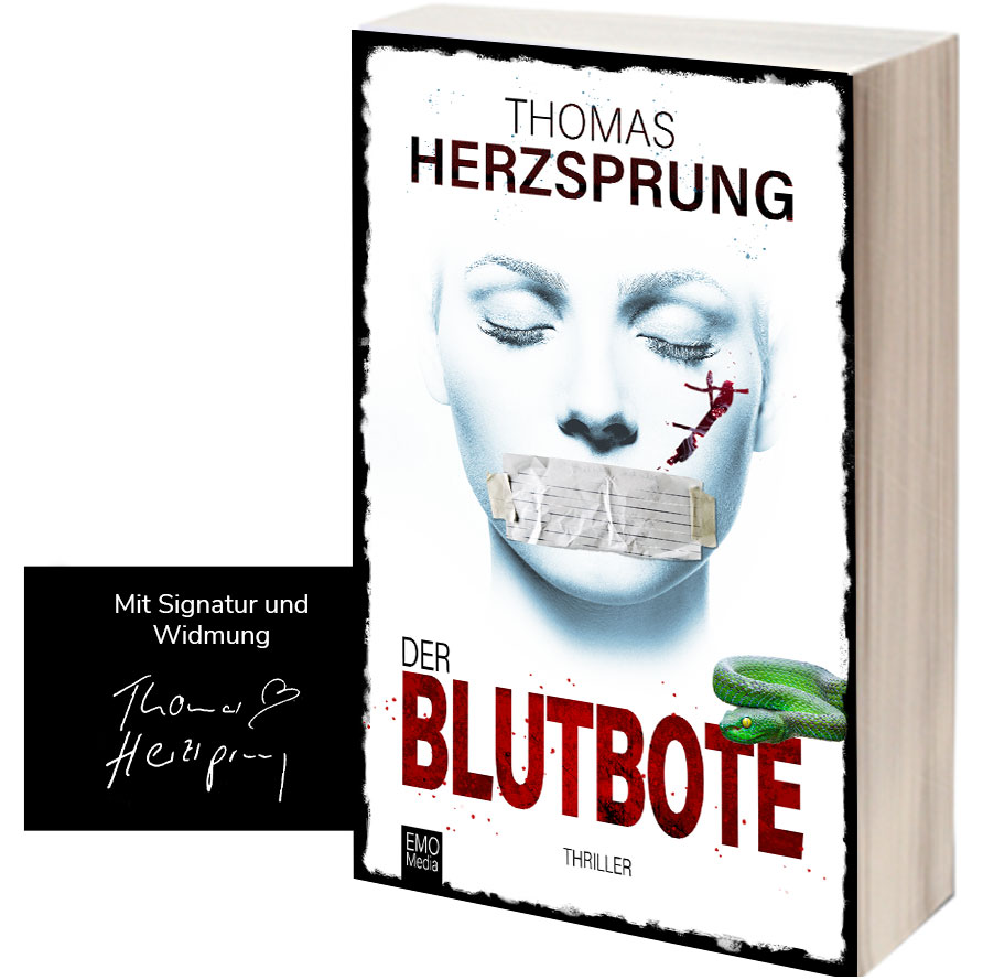 Geschenk-Set: Alle Thriller der Bachmann-Reihe als signierte Taschenbuchausgaben (Der Behandler, Der Heimsucher, Der Blutbote, Die Schmerzbestie