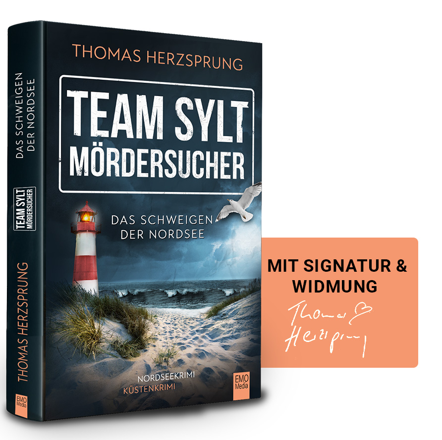 TEAM SYLT – MÖRDERSUCHER: Das Schweigen der Nordsee – Signiertes Taschenbuch
